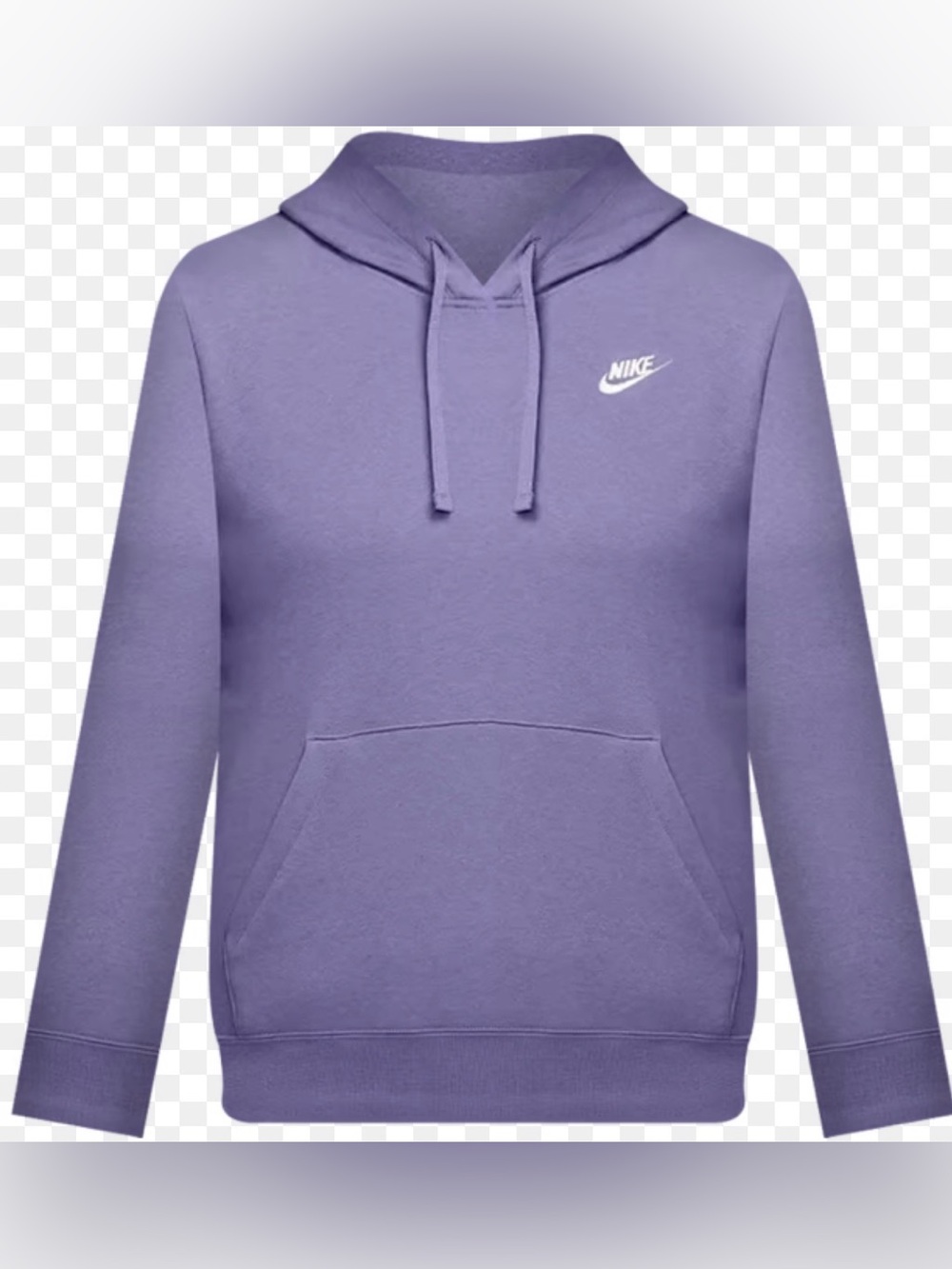 Nike Club Pullover Hoodie Lilac Purple Size Large